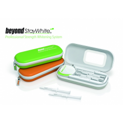 BEYOND STAY WHITE ZESTAW DO NAKŁADKOWEGO WYBIELANIA ZĘBÓW  6 STRZYKAWEK - SMAK POMARAŃCZOWY