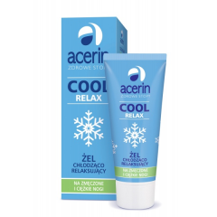 ACERIN COOL RELAX ŻEL CHŁODZĄCO-RELAKSUJĄCY  NA ZMĘCZONE I CIĘŻKIE NOGI 75 ML