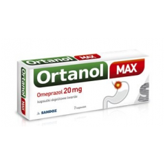 ORTANOL MAX  7 KAPSUŁEK DOJELITOWYCH