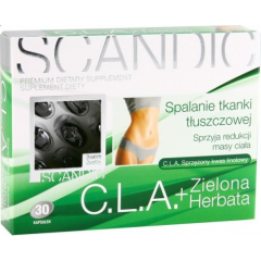 SCANDIC C.L.A + ZIELONA HERBATA 30 KAPSUŁEK