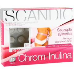 SCANDIC CHROM + INULINA 30 TABETEK