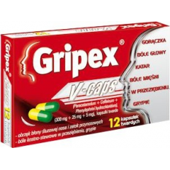 GRIPEX V - CAPS 12 KAPSUŁEK
