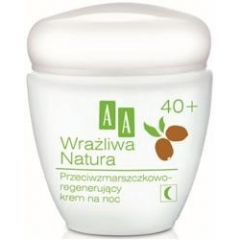 AA Oceanic AA Wrażliwa Natura Krem przeciwzmarszczkowy regenerujący na noc 40+