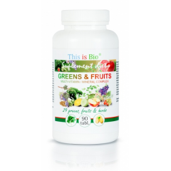 THIS IS BIO GREENS & FRUITS 90 TABLETEK