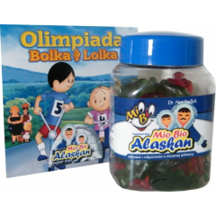 MIO BIO ŻELKI ALASKAN Z SUPER TRANEM 50 SZTUK + BAJKA BOLEK I LOLEK DLA DZIECI NA PŁYCIE !