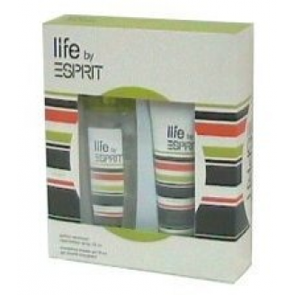 ESPRIT LIFE BY ESPRIT MEN ZESTAW WODA PERFUMOWANA 75 ML + ŻEL POD PRYSZNIC 75 ML