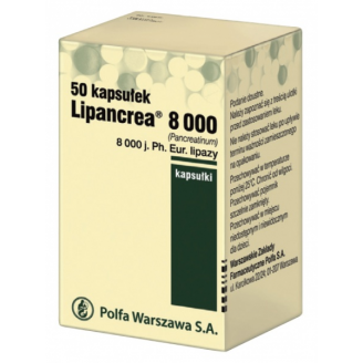 LIPANCREA 8000 50 KAPSUŁEK