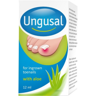 UNGUSAL PŁYN NA WZRASTAJĄCE PAZNOKCIE Z ALOESU 12 ML + PILNICZEK GRATIS