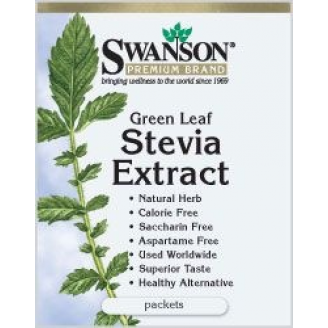 Swanson Stevia, Słodzik, 100 saszetek