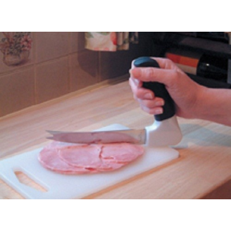 NÓŻ Z ZAKRZYWIONYM ERGONOMICZNYM UCHWYTEM CC0029