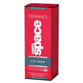 DERMIKA MEN'S SPACE RE-AGE PRZECIWZMARSZKOWY KREM DO TWARZY 50 ML