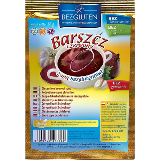 BEZGLUTEN - ZUPA BARSZCZ CZERWONY 18 GR