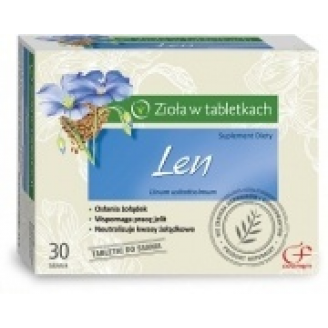 Len, Zioła w tabletkach, 30 tabletek