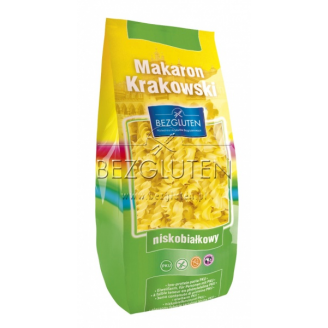 BEZGLUTEN - MAKARON KRAKOWSKI NISKOBIAŁKOWY PKU- ŚWIDERKI 250 GR