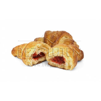 BEZGLUTE - ROGALIKI FRANCUSKIE Z MARMOLADĄ BEZGLUTENOWE 150 GR