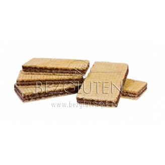 BEZGLUTEN - WAFELKI Z NADZIENIEM SMAK CZEKOLADOWY BEZGLUTENOWE 10 SZTUK