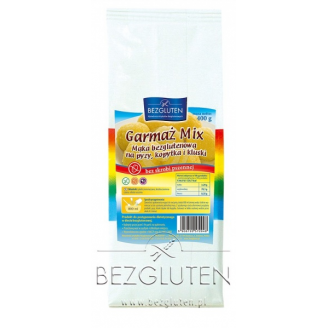 BEZGLUTEN - GARMAŻ MIX -  MĄKA BEZGLUTENOW PYZY, KOPYTKA,KLUSKI 400 GR.
