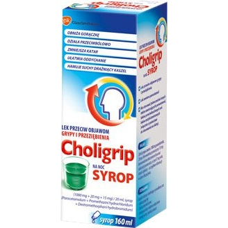 CHOLIGRIP SYROP NA NOC 160 ML