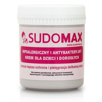 SUDOMAX KREM HIPOALERGICZNY DLA DZIECI I DOROSŁYCH 230 GR