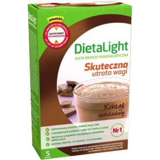 DIETA LIGHT KOKTAJL CZEKOLADOWY 5 SASZETEK
