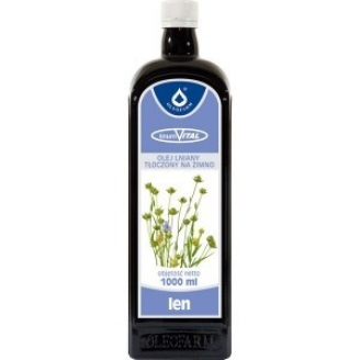 OLEJ LNIANY TŁOCZONY NA ZIMNO 500 ML