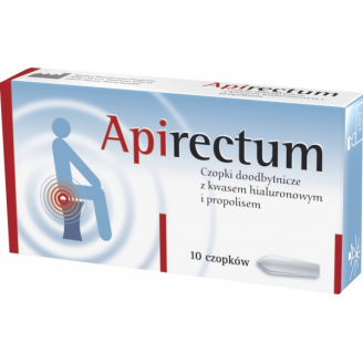 APIRECTUM CZOPKI PROPOLISOWE 10 SZTUK