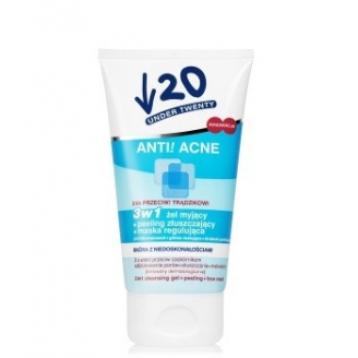 DR IRENA ERIS UNDER 20 ANTI ACNE 3W1 ŻEL