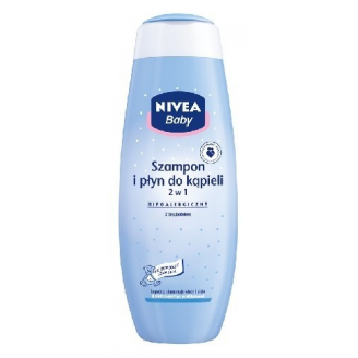 Nivea Baby Łagodny szampon i płyn do kąpieli 2 w 1