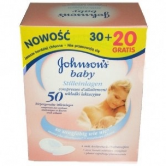 Johnson And Johnson Baby Wkładki laktacyjne 50szt
