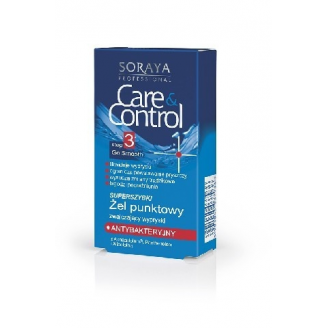 Soraya Care and Control Linia Antybakteryjna Superszybki żel punktowy zwalczający wypryski