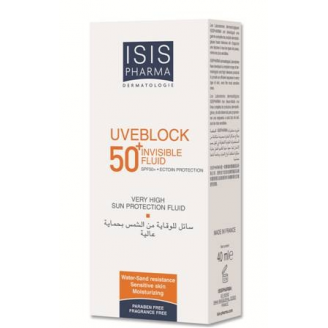 ISIS UVEBLOCK FLUID SPF 50+ DO TWARZY BEZBARWNY 40 ML