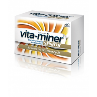 VITA-MINER SENIOR 60 DRAŻETEK