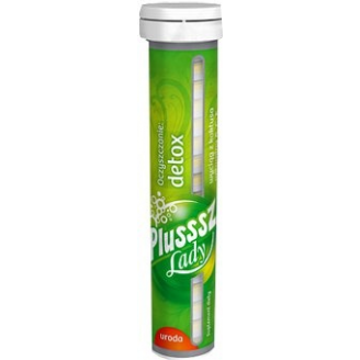 PLUSSSZ LADY OCZYSZCZANIE DETOX 20 TABLETEK MUSUJĄCYCH