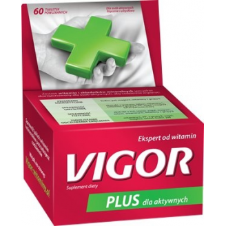 Vigor Plus, Dla aktywnych, 25 tabletek