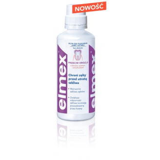 ELMEX PŁYN  DO PŁUKANIA JAMY USTNEJ  PRZECIW EROZJI 400 ML