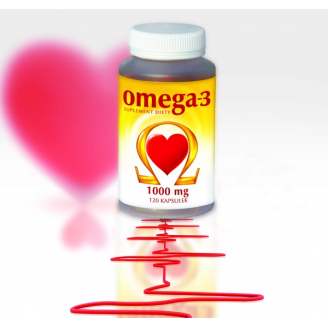 OMEGA-3 1000 MG NATURELL 120 KAPSUŁEK