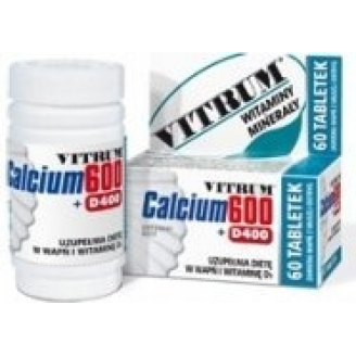 VITRUM CALCIUM 600 + D 400 30 TABLETEK