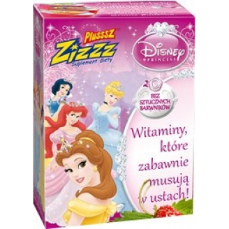 PLUSSSZ ZIZZZ SMAK POZIOMKOWY 50 TABLETEK MUSUJĄCYCH