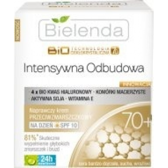 Bielenda, Intensywna odbudowa 70+, Krem naprawczy na dzień, 50 ml