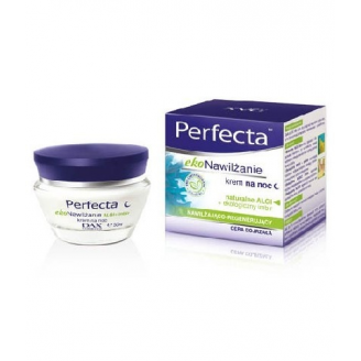 Dax Cosmetics Perfecta, Ekonawilżanie, Krem nawilżająco-regenerujący na noc, 50 ml