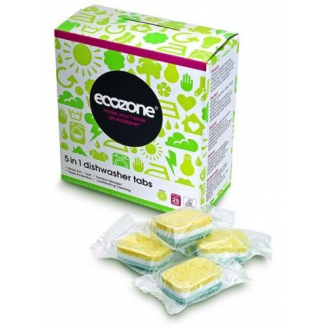Ecozone, Ekologiczne tabletki do zmywarki 5w1, 25 sztuk