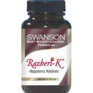 Swanson Raspberry Ketone Razberi-K, 60 kapsułek