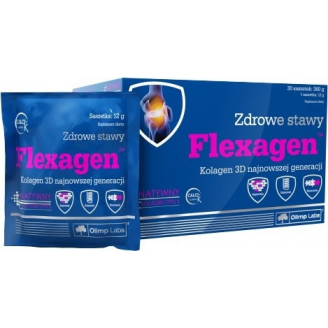 OLIMP FLEXAGEN SMAK MALINOWY - 30 SASZETEK