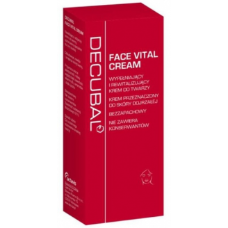 Decubal Face Vital, Wypełniający i rewitalizujący krem do twarzy, 75 ml