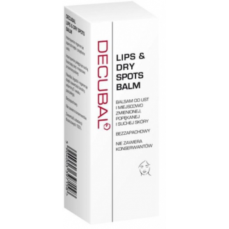 Decubal Lips & Dry Spots, Balsam do ust i miejscowo zmienionej popękanej skóry, 30 ml