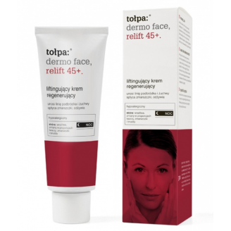 Tołpa Relift, Liftingujący krem regenerujący na noc 45+, 40 ml