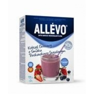 Allevo Koktajl, Smak truskawkowo-jagodowy, 5 torebek po 31 g