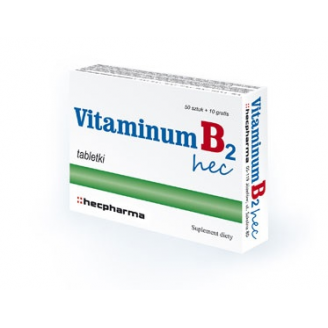 Vitaminum B 2 Hec, 60 tabletek