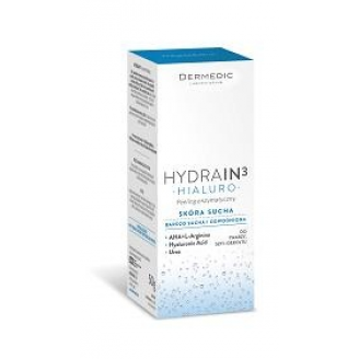 OSTATNIA SZTUKA! DERMEDIC HYDRAIN 3 HIALURO PEELING ENZYMATYCZNY 50 GR