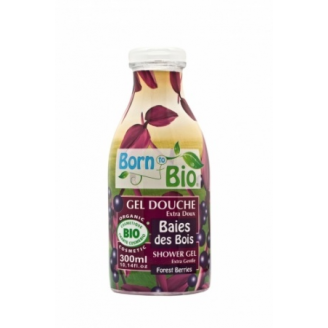 Born to Bio, Ekologiczny żel pod prysznic, Jagody leśne, 300 ml
